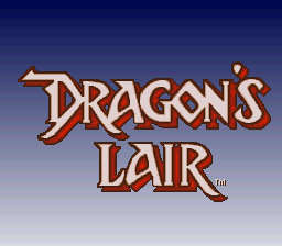 Dragon's Lair (Europe) (Beta) Title Screen